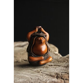 江戸喫煙具 とんこつ 狸　X356 