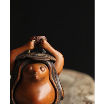 江戸喫煙具 とんこつ 狸　X356 