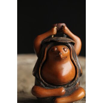 江戸喫煙具 とんこつ 狸　X356 