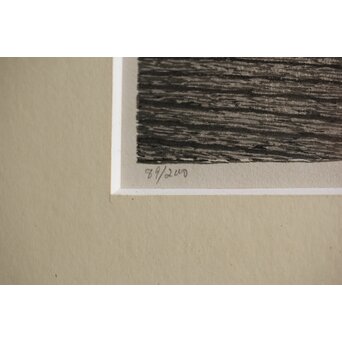 木版画 宮本秋風 舟溜り　Z306 