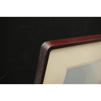 木版画 宮本秋風 舟溜り　Z306 