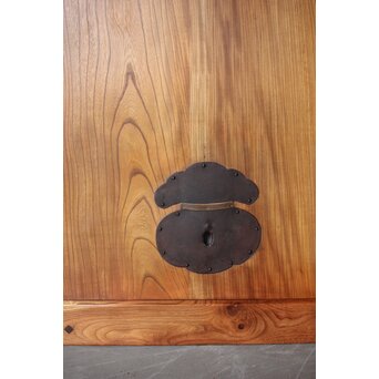 重量級 総欅格子蔵戸　W068Y 