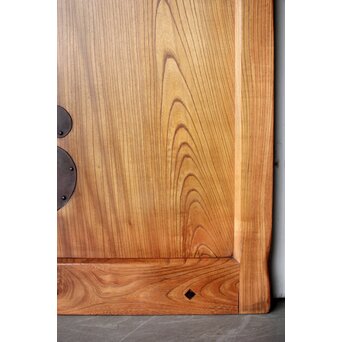 重量級 総欅格子蔵戸　W068Y 