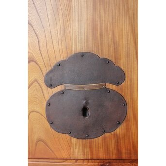 重量級 総欅格子蔵戸　W068Y 