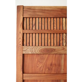 重量級 総欅格子蔵戸　W068Y 