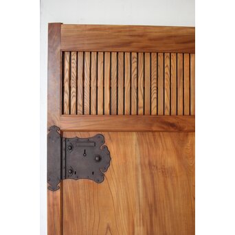 重量級 総欅格子蔵戸　W068Y 