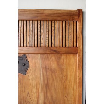 重量級 総欅格子蔵戸　W068Y 