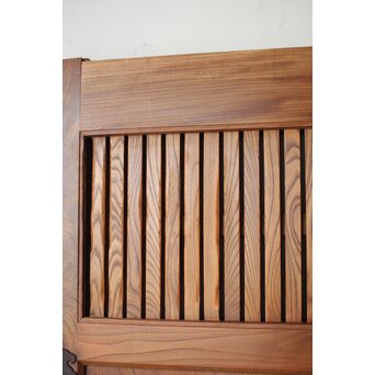 重量級 総欅格子蔵戸　W068Y 