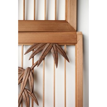 竹雀書院欄間 5枚1組　R0196 