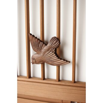 竹雀書院欄間 5枚1組　R0196 