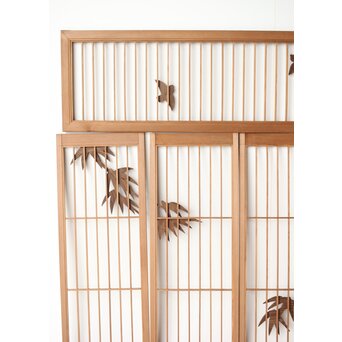 竹雀書院欄間 5枚1組　R0196 