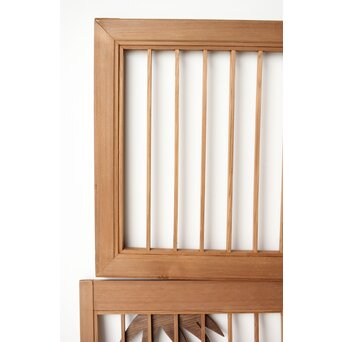 竹雀書院欄間 5枚1組　R0196 