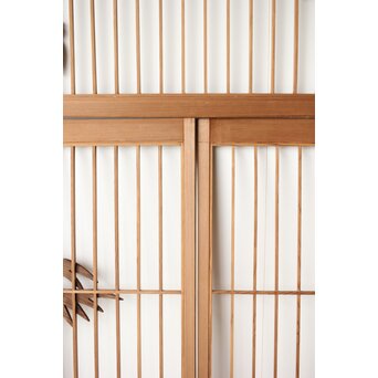 竹雀書院欄間 5枚1組　R0196 