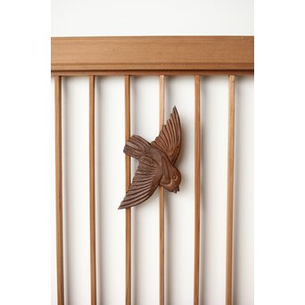 竹雀書院欄間 5枚1組　R0196 