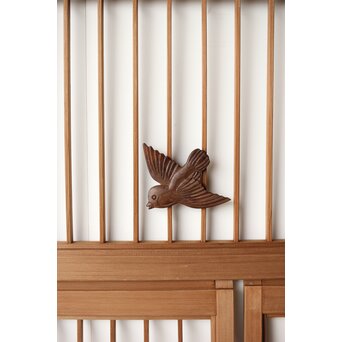 竹雀書院欄間 5枚1組　R0196 