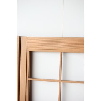 鶴に松 書院欄間 6枚1組　R0197 