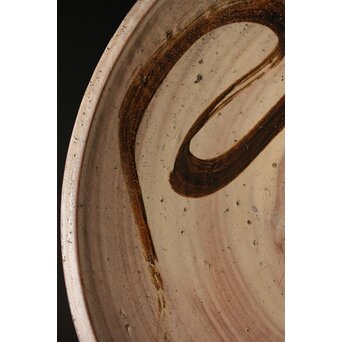 江戸時代 古武雄 鉄絵緑彩松文 大鉢　P341 