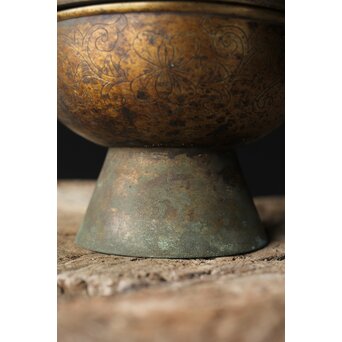 朝鮮美術 李王家美術工場造 蝙蝠手 神仙炉　M319 