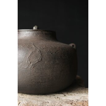 古芦屋写 古作真形釜　M320 