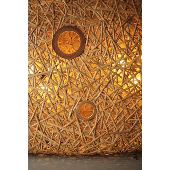 竹編照明 ジャパニーズモダン バンブーライトL　U291 