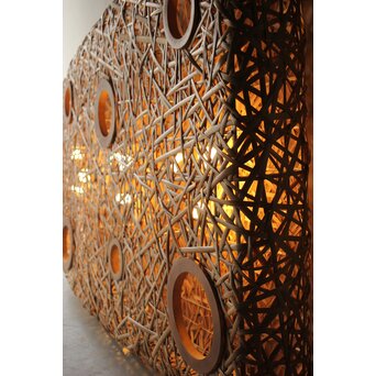 竹編照明 ジャパニーズモダン バンブーライトL　U291 