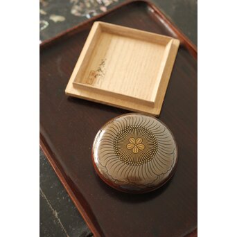 保谷美成 花王文香合　Q305 