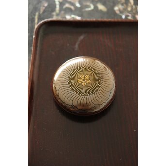 保谷美成 花王文香合　Q305 