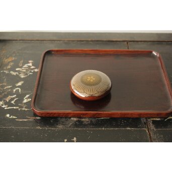 保谷美成 花王文香合　Q305 