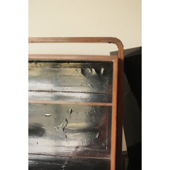 桑と竹編網代の提籃　X357 