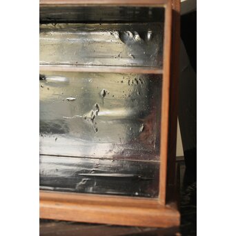 桑と竹編網代の提籃　X357 