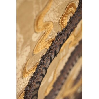 明治刺繍 昇龍降龍 二曲屏風　U292 