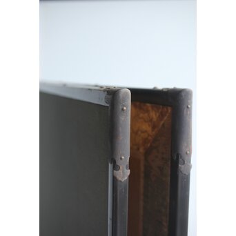 明治刺繍 昇龍降龍 二曲屏風　U292 