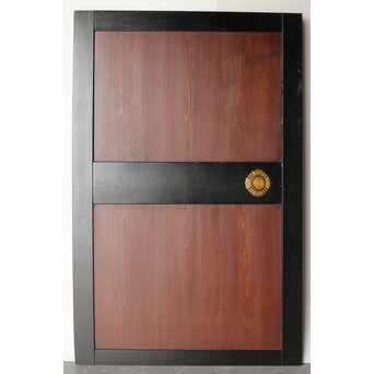 幅広 太框黒枠北陸帯戸 2枚1組　B1014 