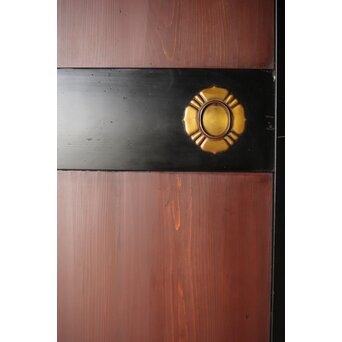 幅広 太框黒枠北陸帯戸 2枚1組　B1014 