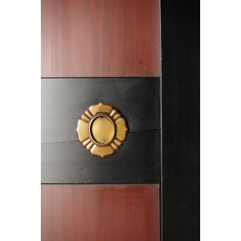 幅広 太框黒枠北陸帯戸 2枚1組　B1014 