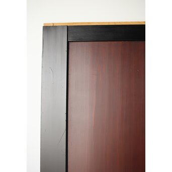 幅広 太框黒枠北陸帯戸 2枚1組　B1014 