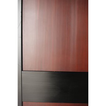 幅広 太框黒枠北陸帯戸 2枚1組　B1014 