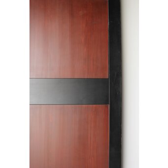 幅広 太框黒枠北陸帯戸 2枚1組　B1014 