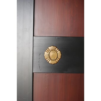 幅広 太框黒枠北陸帯戸 2枚1組　B1014 