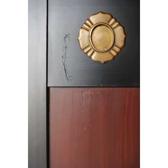 幅広 太框黒枠北陸帯戸 2枚1組　B1014 