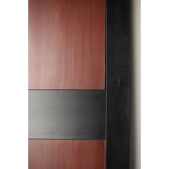 幅広 太框黒枠北陸帯戸 2枚1組　B1014 