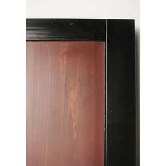 幅広 太框黒枠北陸帯戸 2枚1組　B1014 