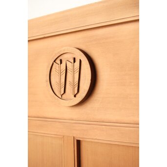 家紋入 唐戸風小型板戸 2枚1組　B1016 