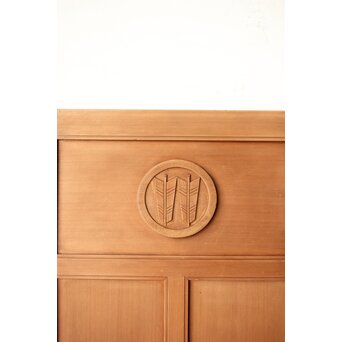 家紋入 唐戸風小型板戸 2枚1組　B1016 