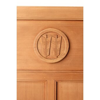 家紋入 唐戸風小型板戸 2枚1組　B1016 