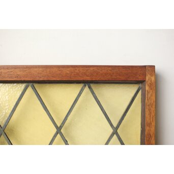 ステンドグラス 花/紋章　R0199 