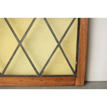 ステンドグラス 花/紋章　R0199 