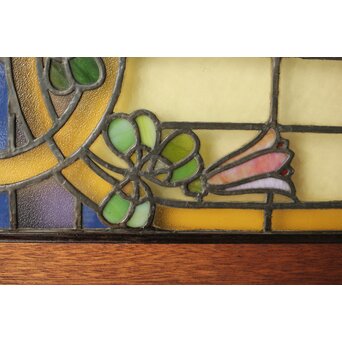 ステンドグラス 花　R0200Y 