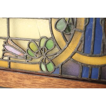 ステンドグラス 花　R0200Y 