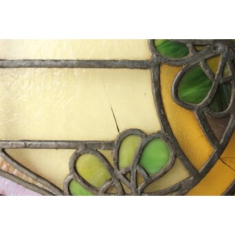 ステンドグラス 花　R0200Y 